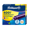 Pelikan TP/6 Short Ink Cartridge (Violet - Pack of 6) 301697