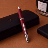 Pilot Capless Dark Red Birch CT Fountain Pen
