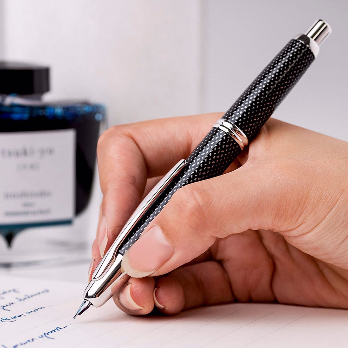 Pilot Capless Kasuri Black CT Fountain Pen