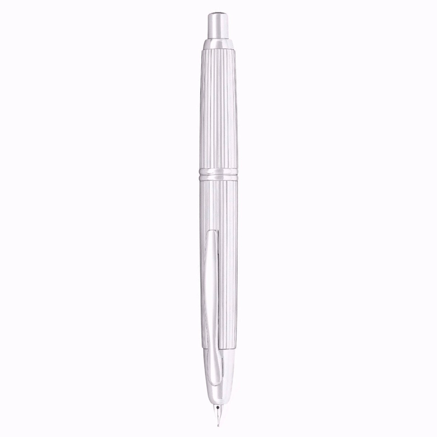 Pilot Capless Stripe Silver CT Fountain Pen