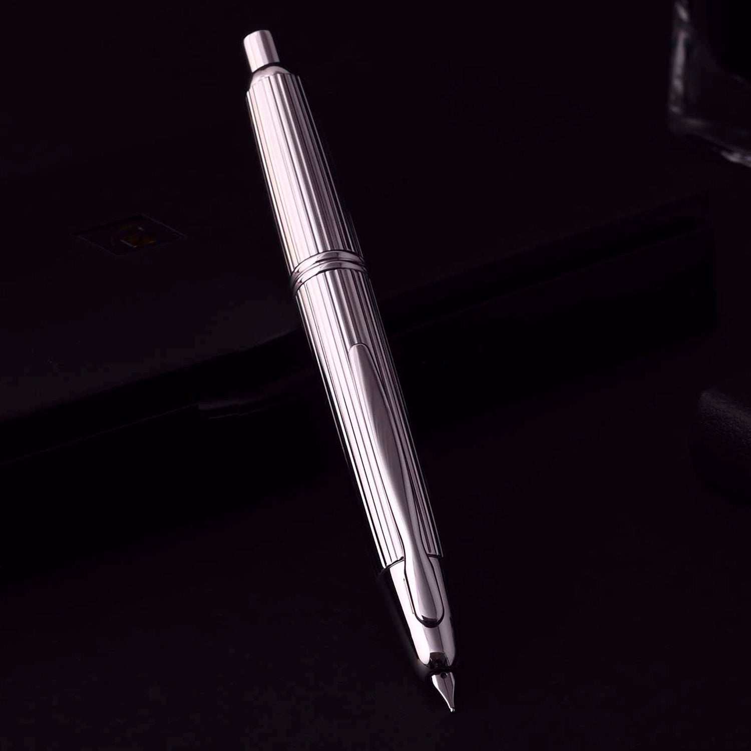 Pilot Capless Stripe Silver CT Fountain Pen