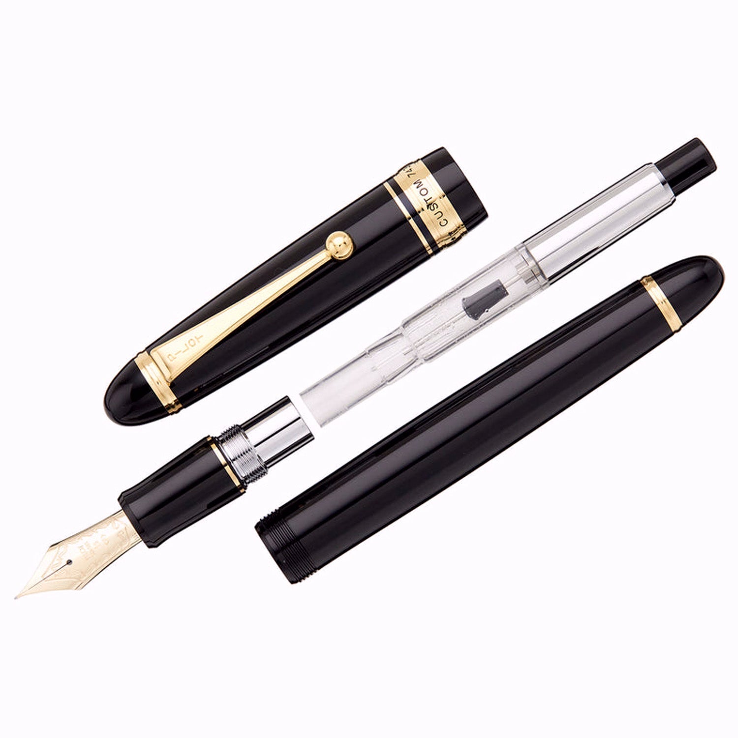 Pilot Custom 743 Black 14CT Fountain Pen