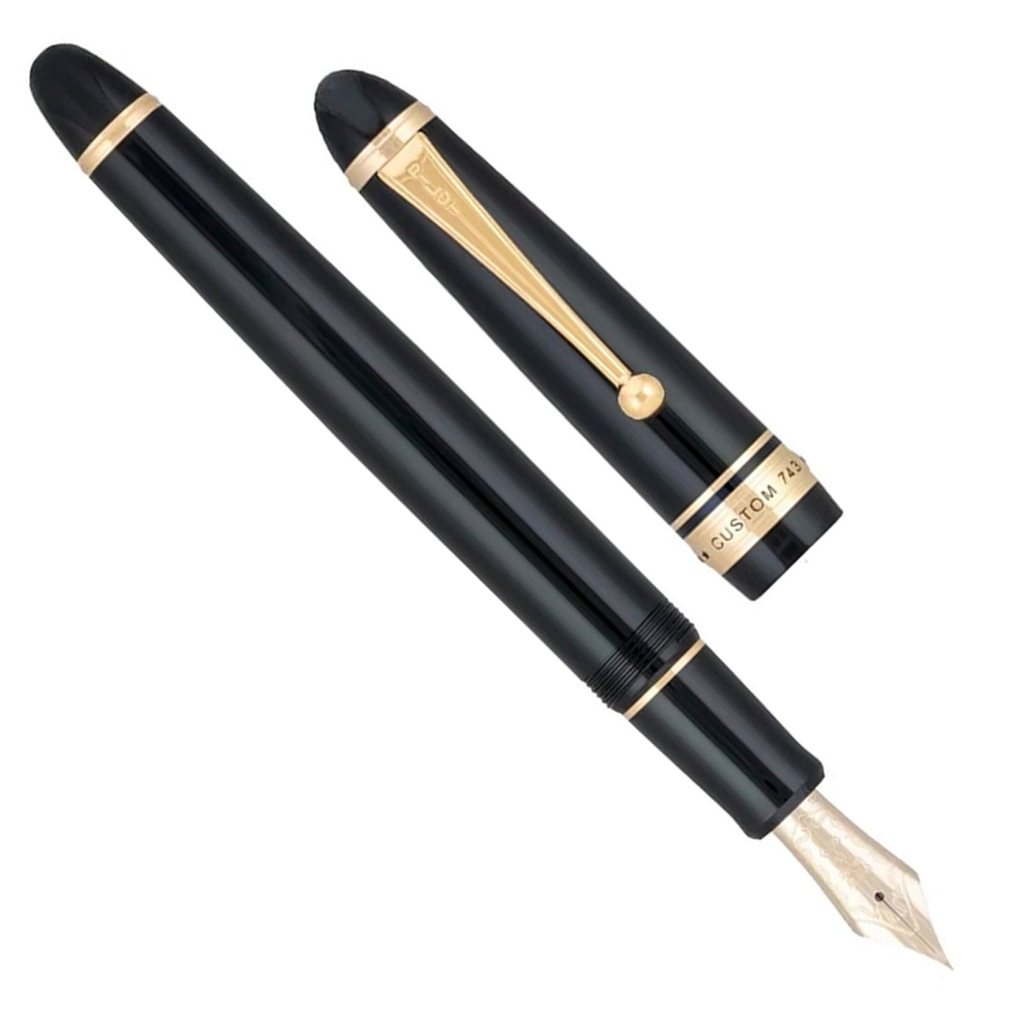 Pilot Custom 743 Black 14CT Fountain Pen