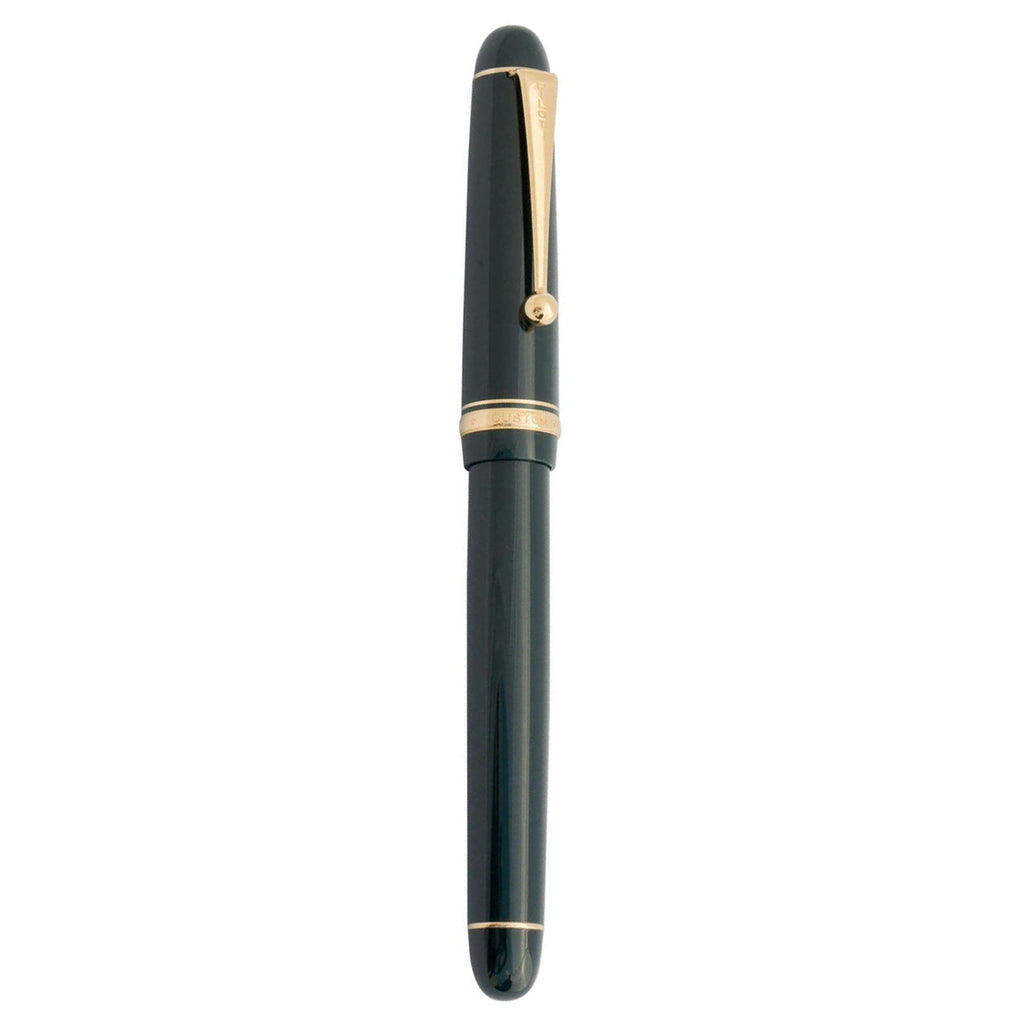 Pilot Custom 74 - Dark Green GT - 14 Karat Gold Plated Nib Fountain Pen - Image 3