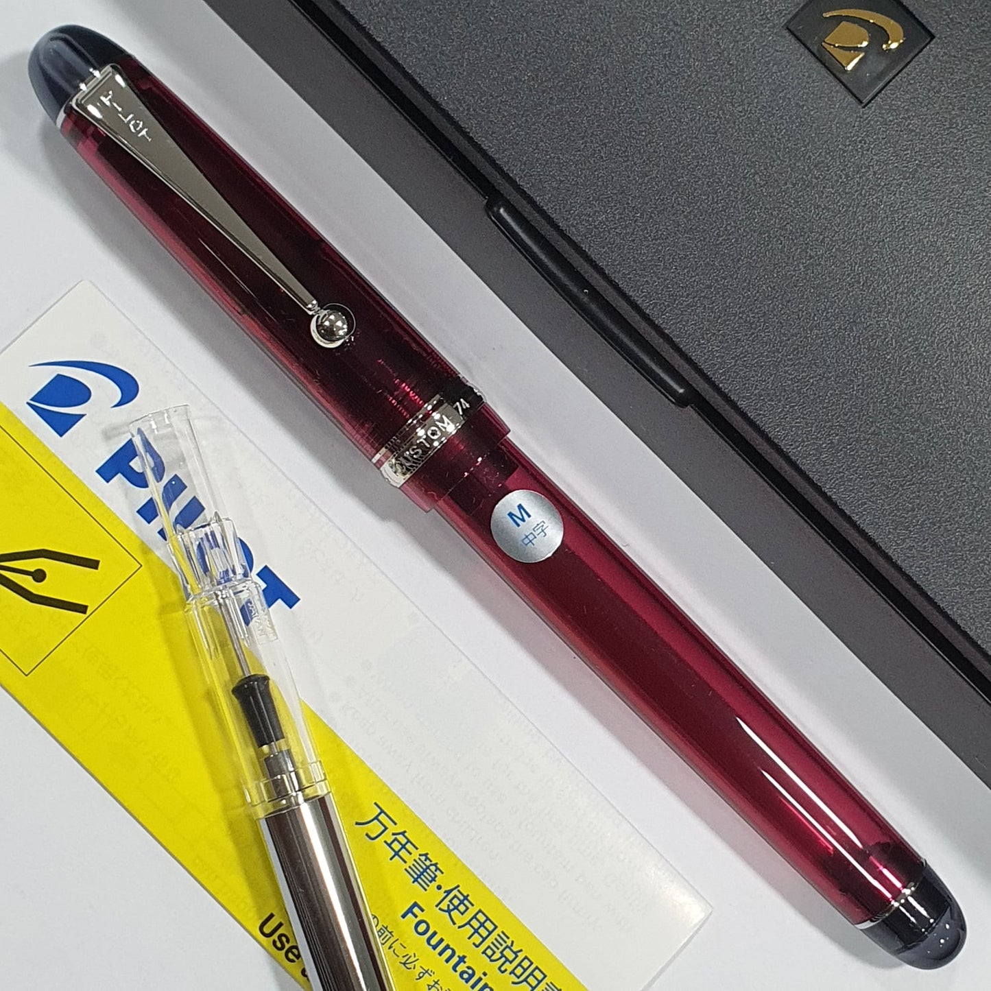 Pilot Custom 74 Tinted Wine Red CT Fountain Pen