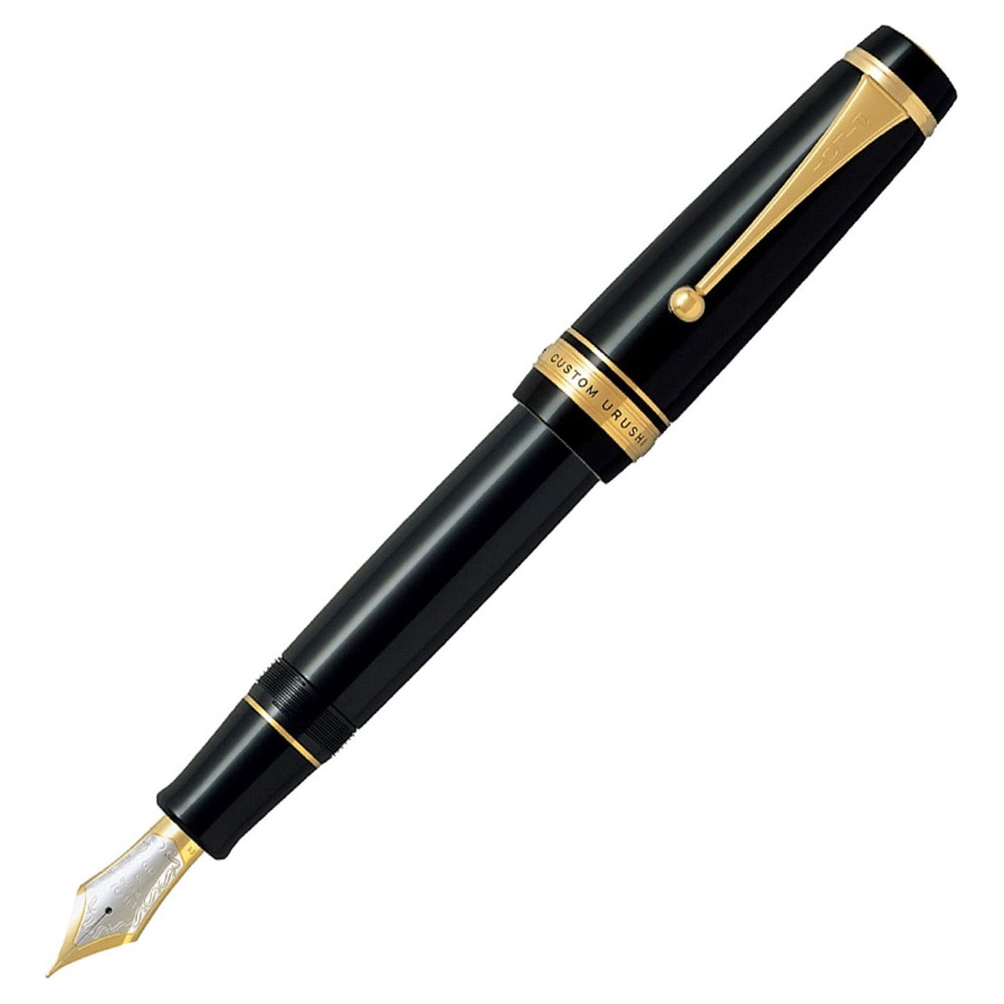 Pilot Custom Urushi Black GT Fountain Pen