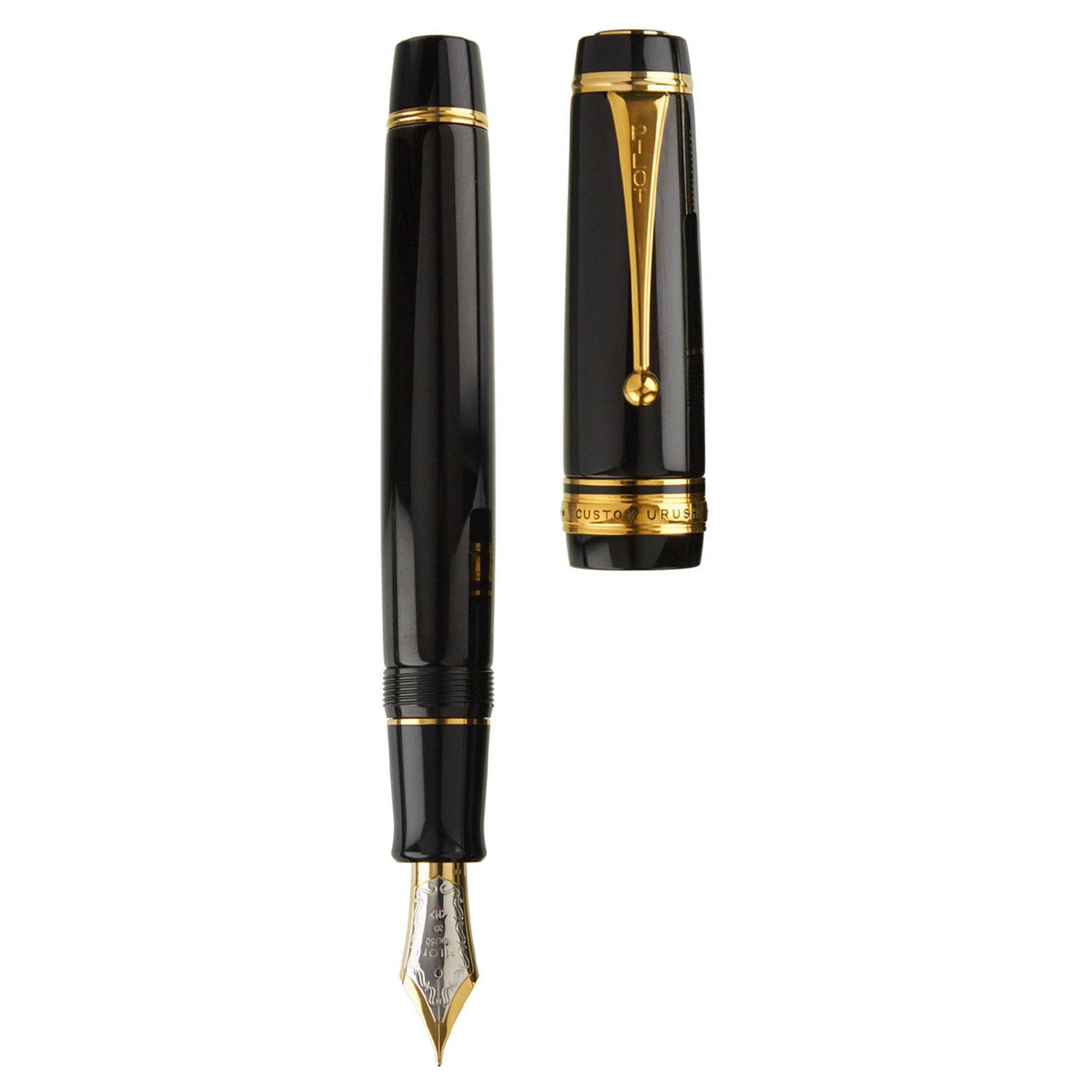 Pilot Custom Urushi Black GT Fountain Pen