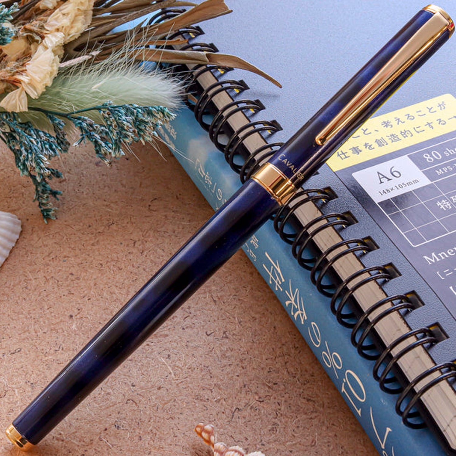Pilot Cavalier Black/Blue GT Fountain Pen
