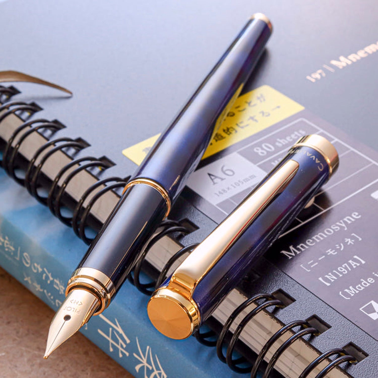 Pilot Cavalier Black/Blue GT Fountain Pen