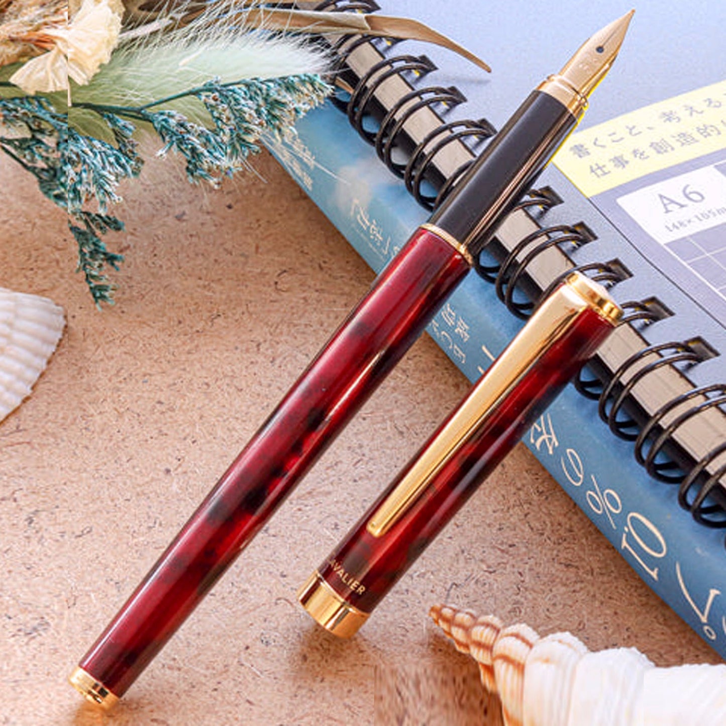 Pilot Cavalier Black/Red GT Fountain Pen