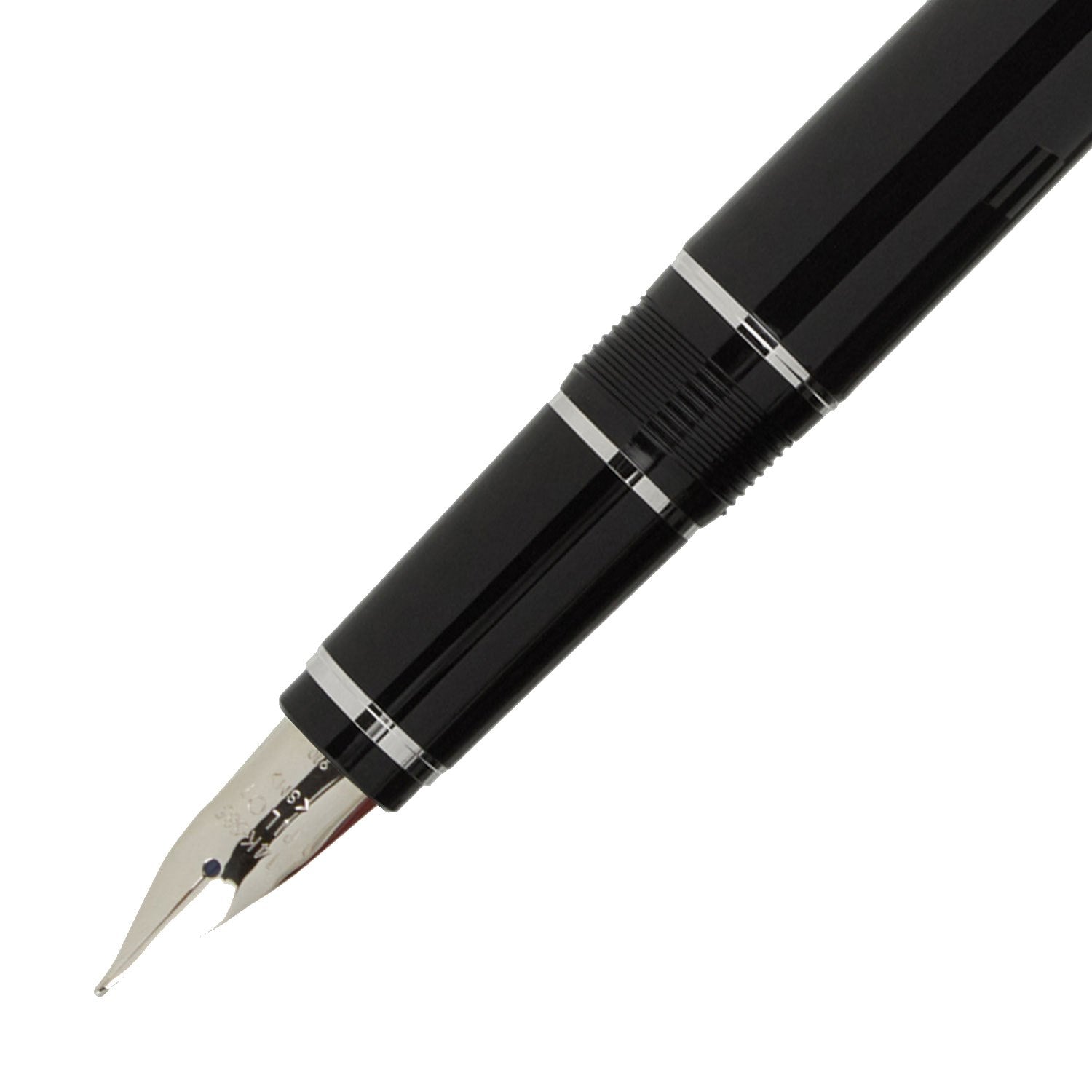 Pilot Falcon Metal Black Crome Trims Fountain Pen