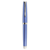Pilot Falcon Metal Light Blue Crome Trims Fountain Pen
