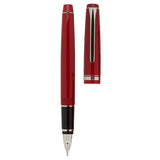 Pilot Falcon Resin Red Crome Trims Fountain Pen