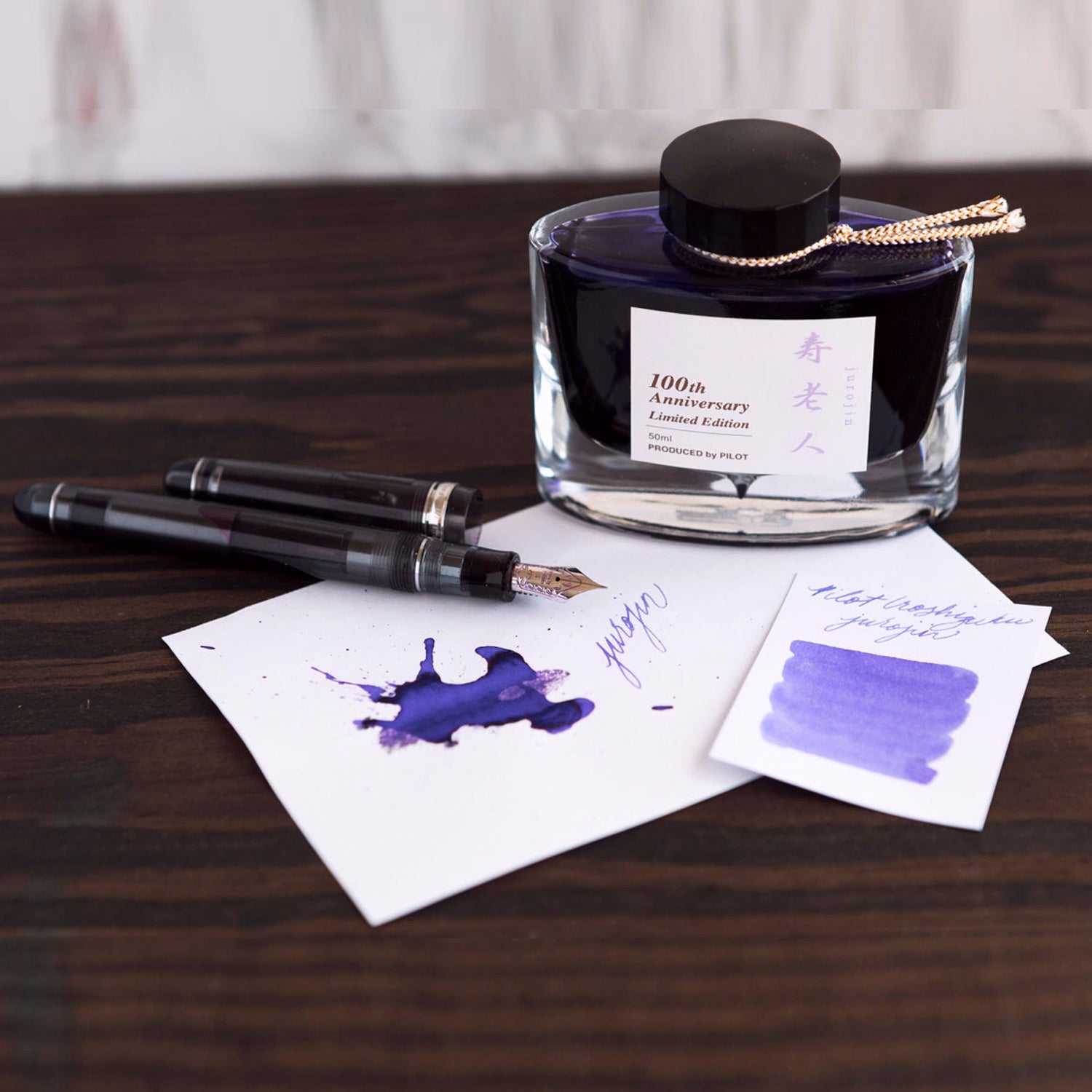 Pilot Iroshizuku 100th Anniversary Ink Bottle (Jurojin - 50ML) 50PPL-Y100