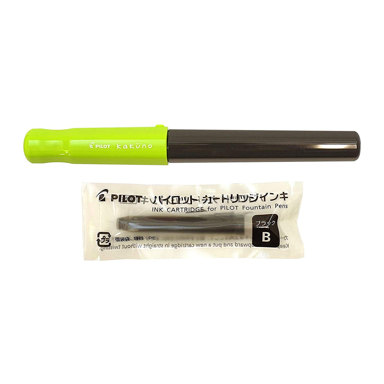 Pilot Kakuno Green Fountain Pen