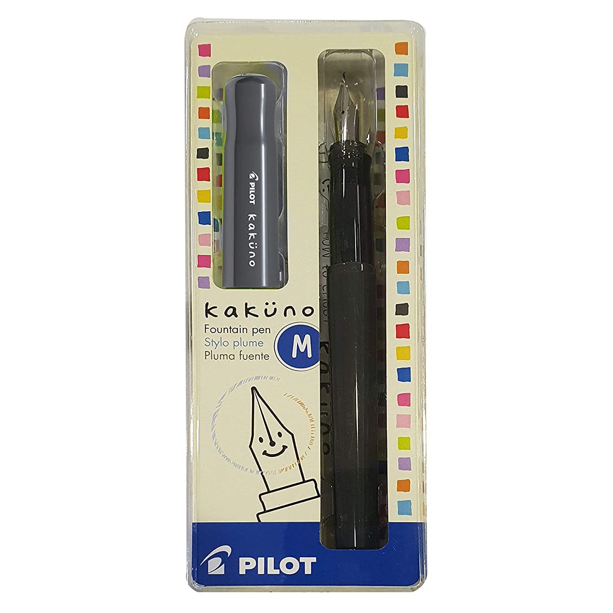 Pilot Kakuno Grey Fountain Pen