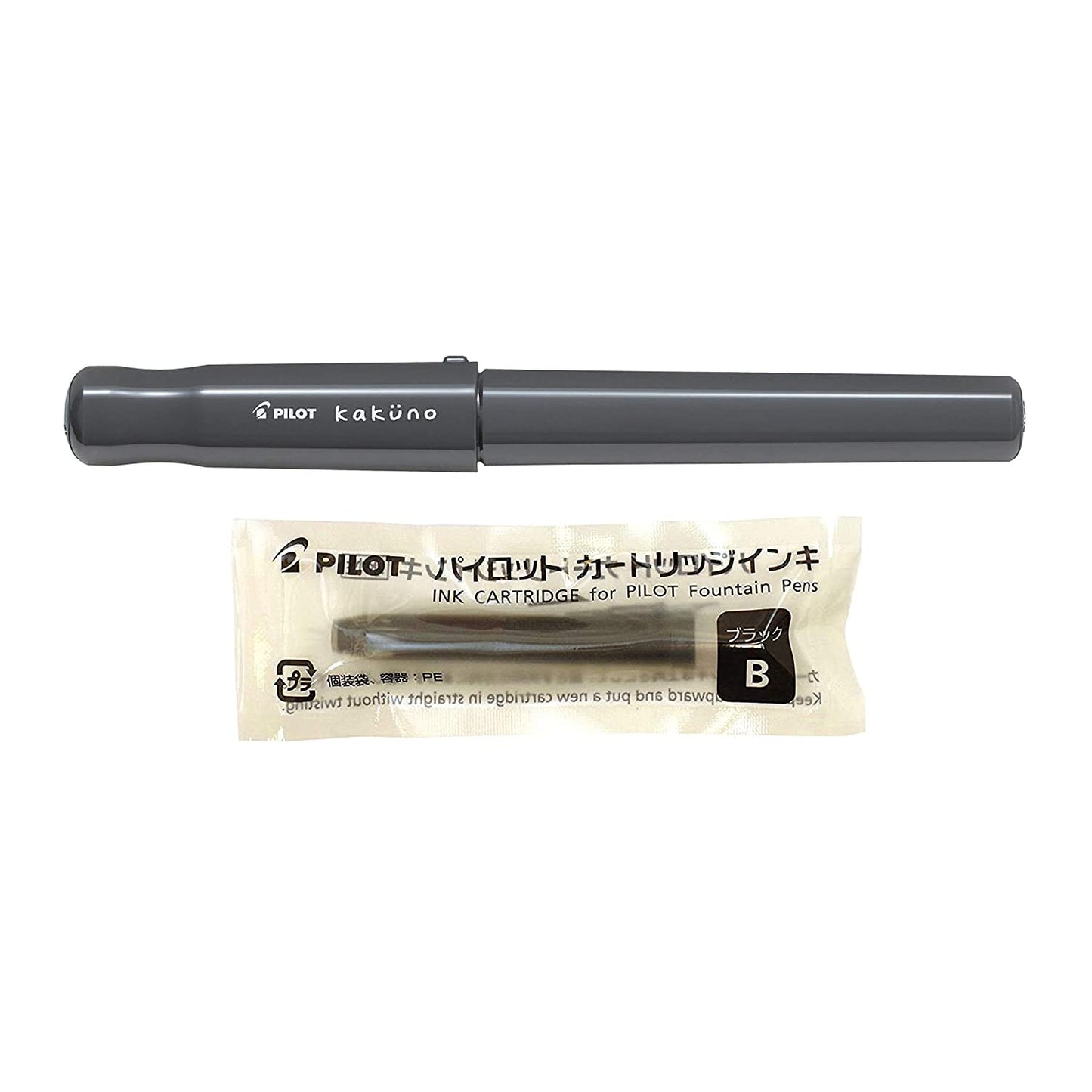 Pilot Kakuno Grey Fountain Pen