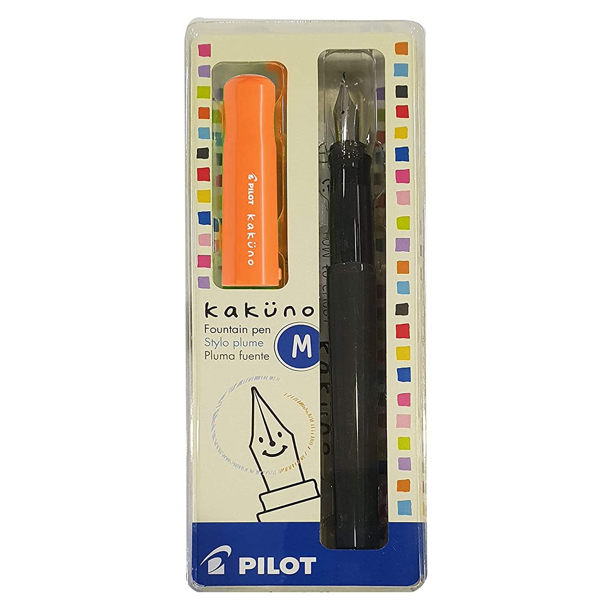Pilot Kakuno Orange Fountain Pen