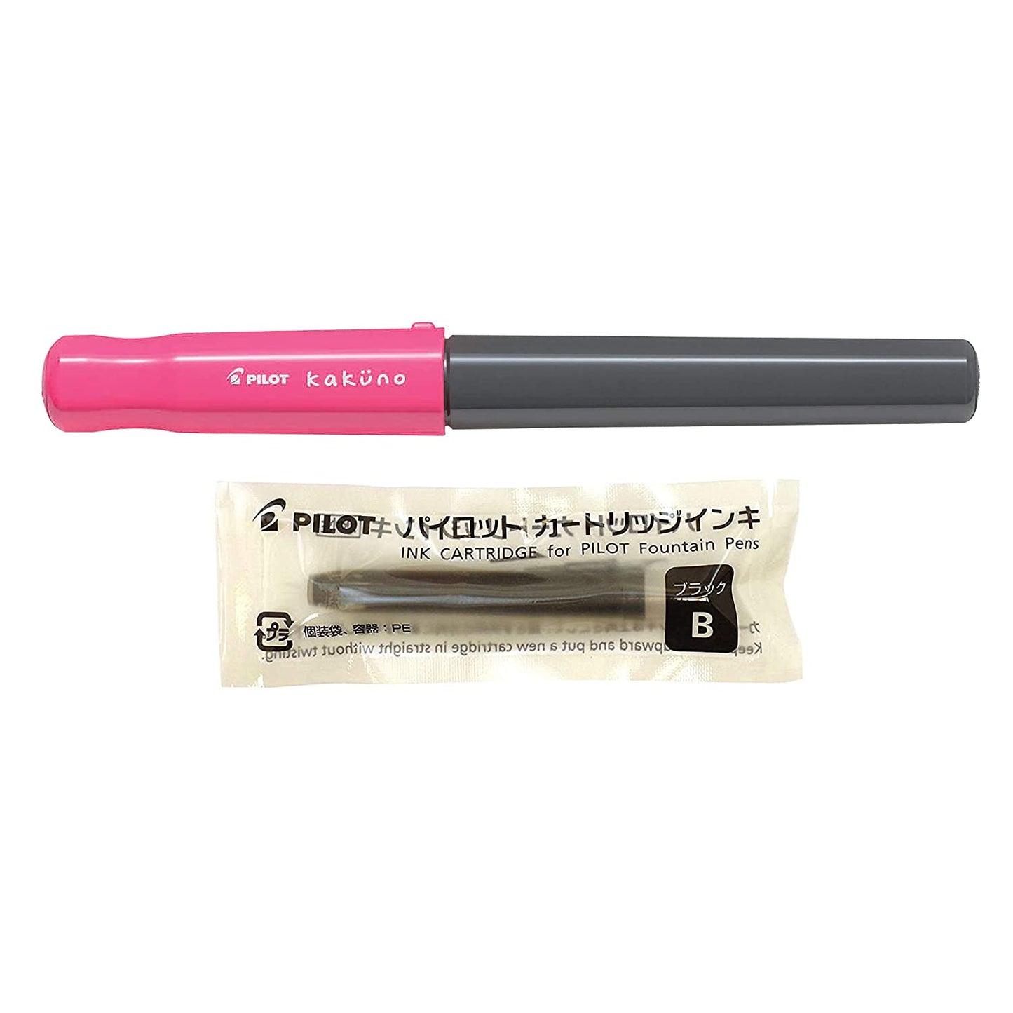 Pilot Kakuno Pink Fountain Pen