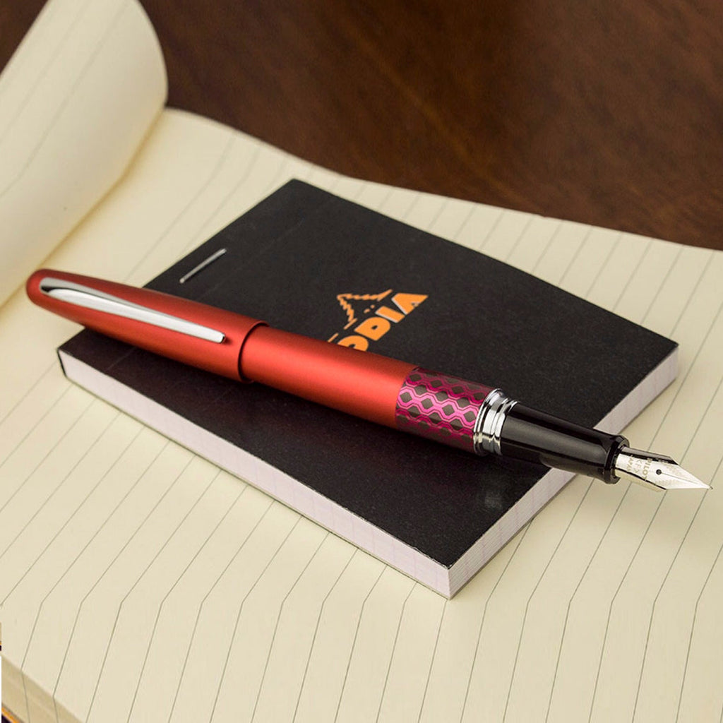 Red Pen Routo Pilot Metropolitan MR3 Red CT Fountain Pen