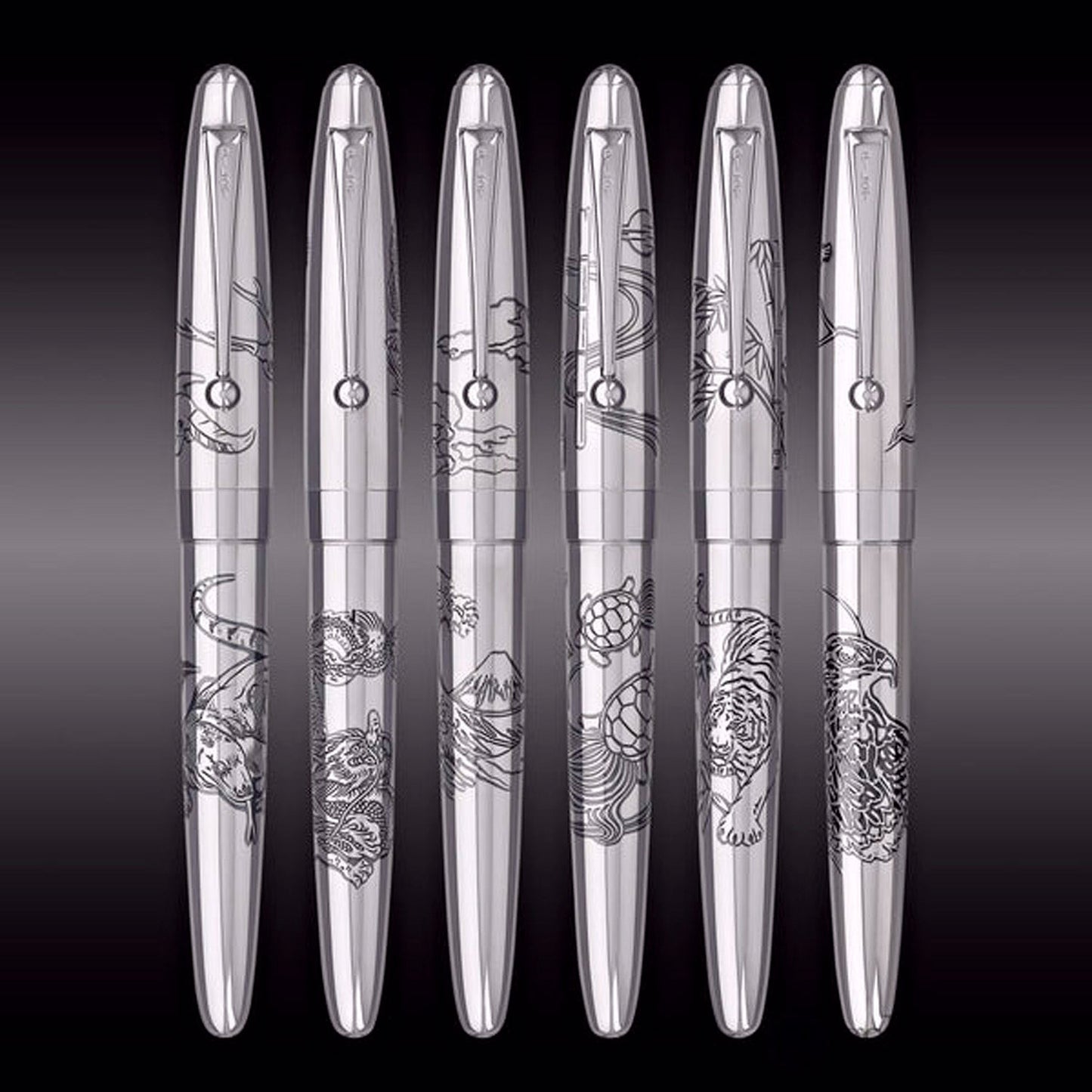 Pilot Sterling Silver Tiger CT Fountain Pen