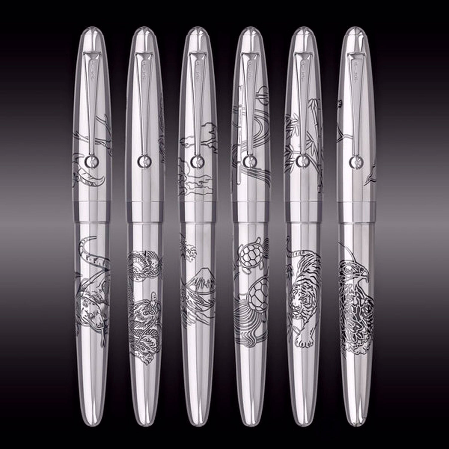 Pilot Sterling Silver Tiger CT Fountain Pen
