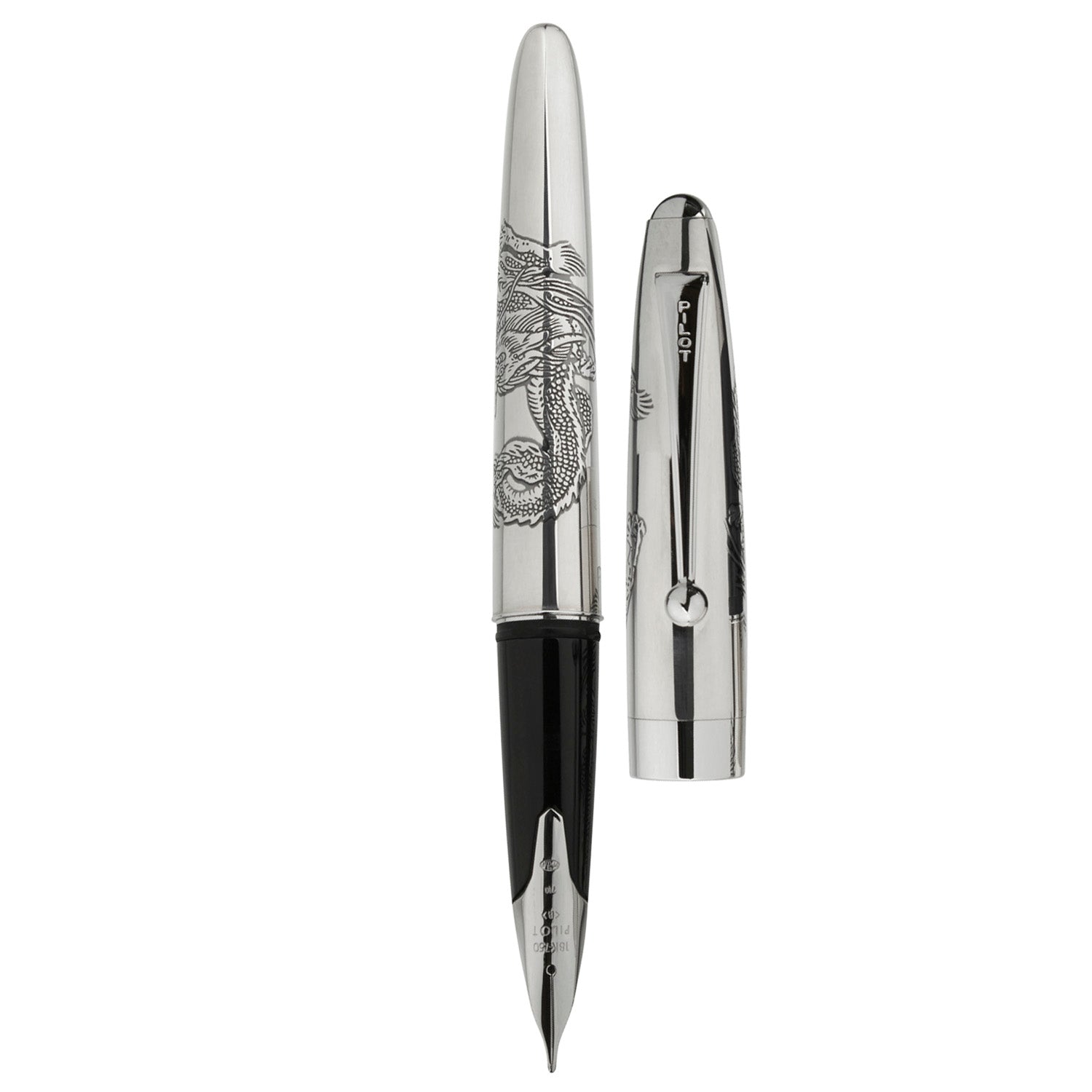 Pilot Sterling Silver Dragon CT Fountain Pen