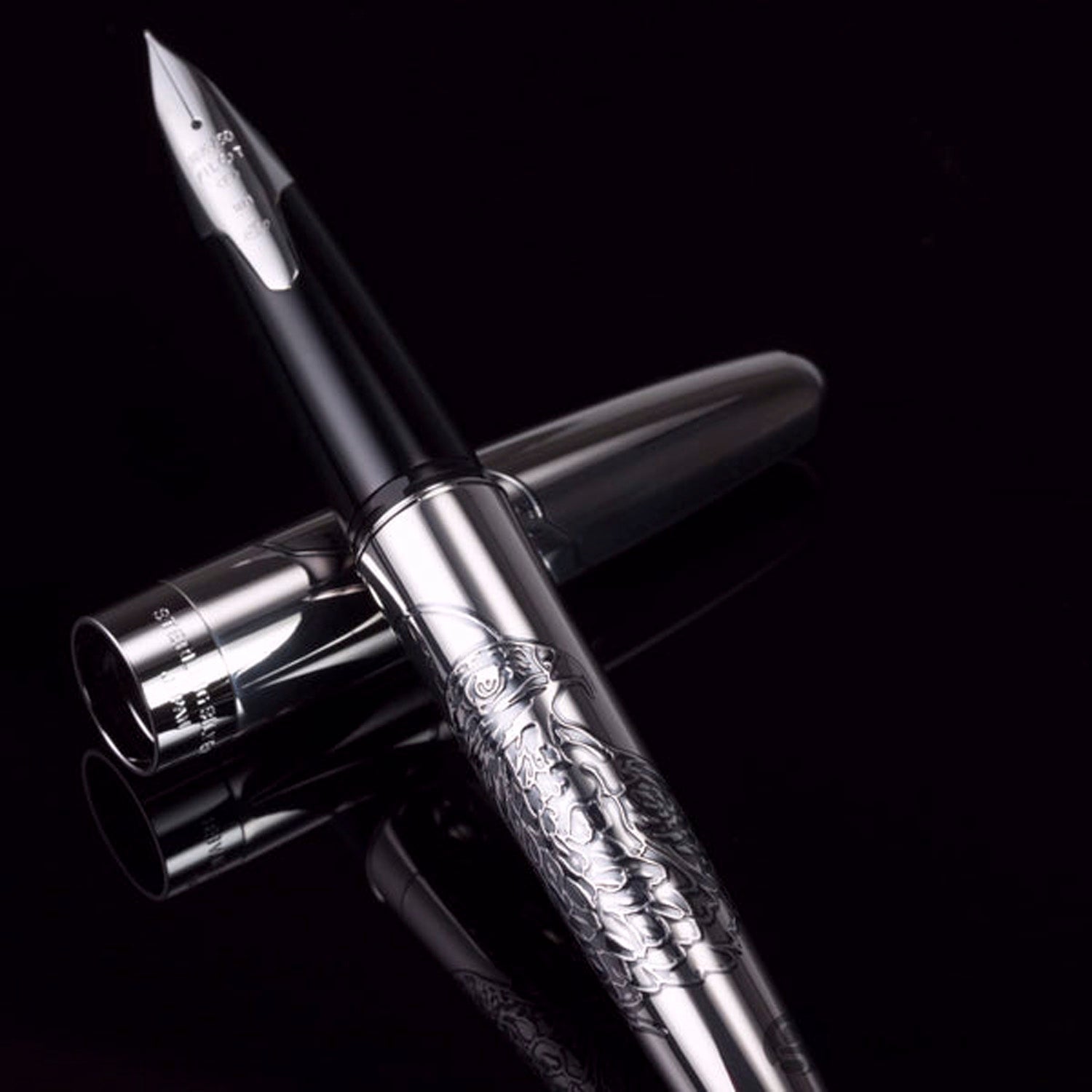 Pilot Sterling Silver Hawk CT Fountain Pen