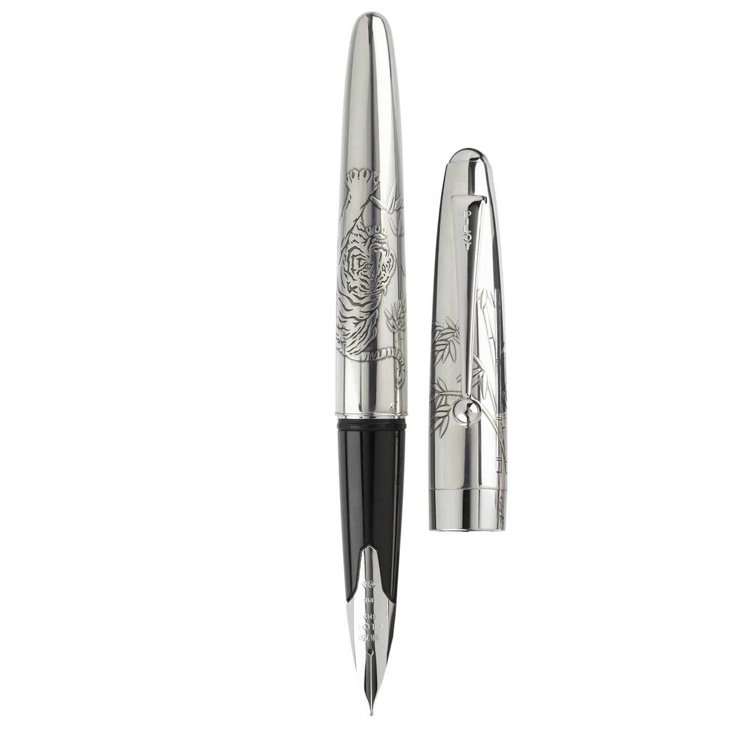 Pilot Sterling Silver Tiger CT Fountain Pen
