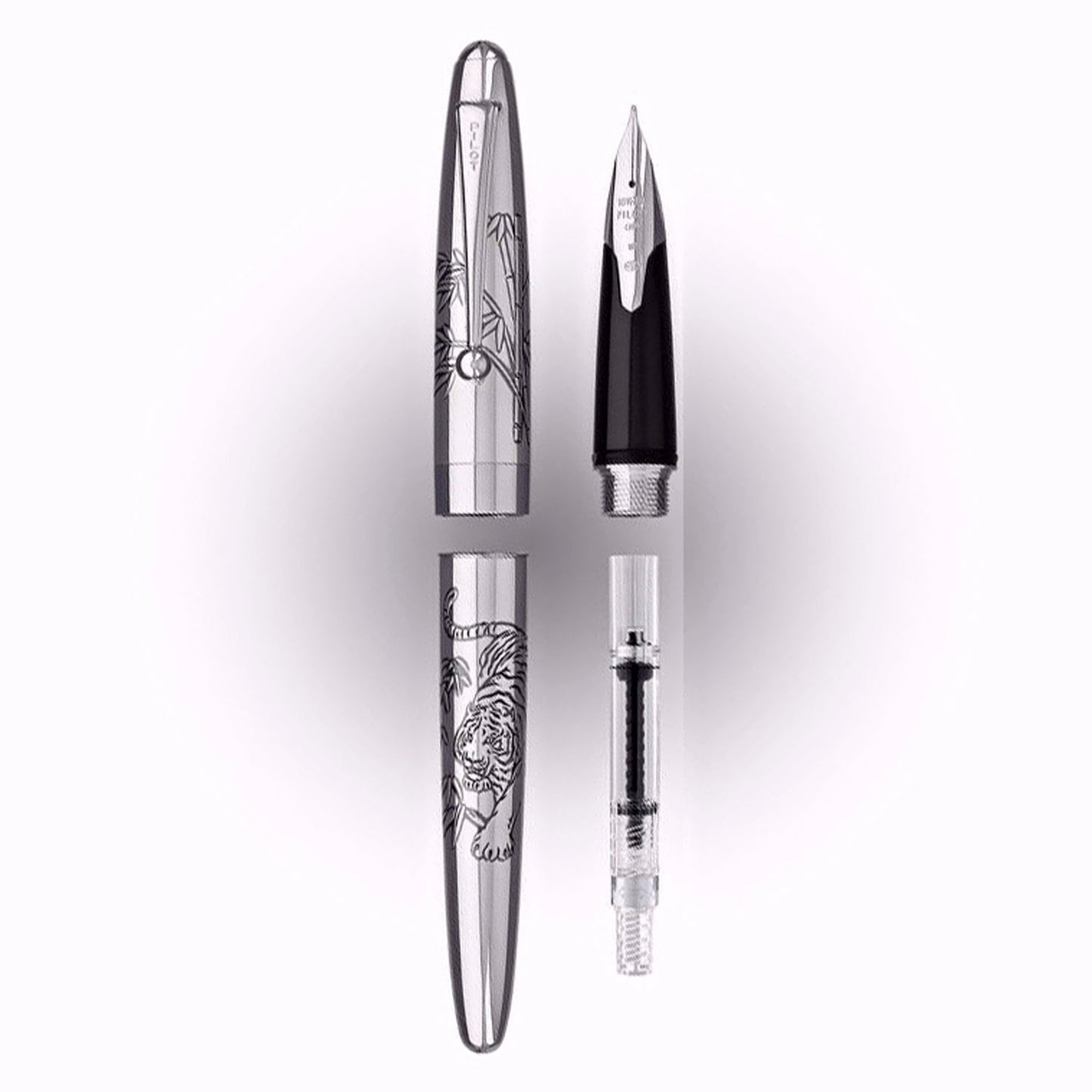 Pilot Sterling Silver Tiger CT Fountain Pen