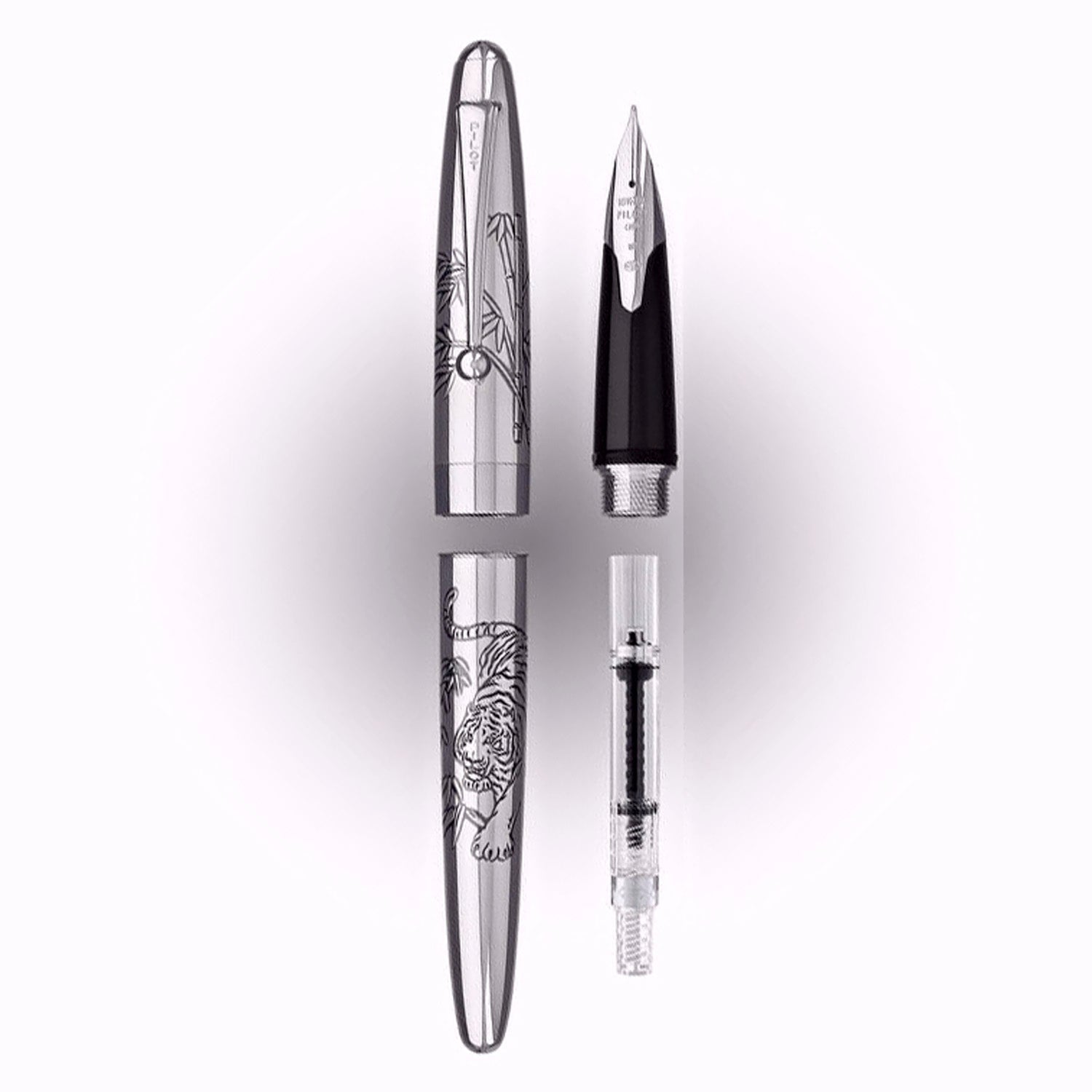 Pilot Sterling Silver Tiger CT Fountain Pen