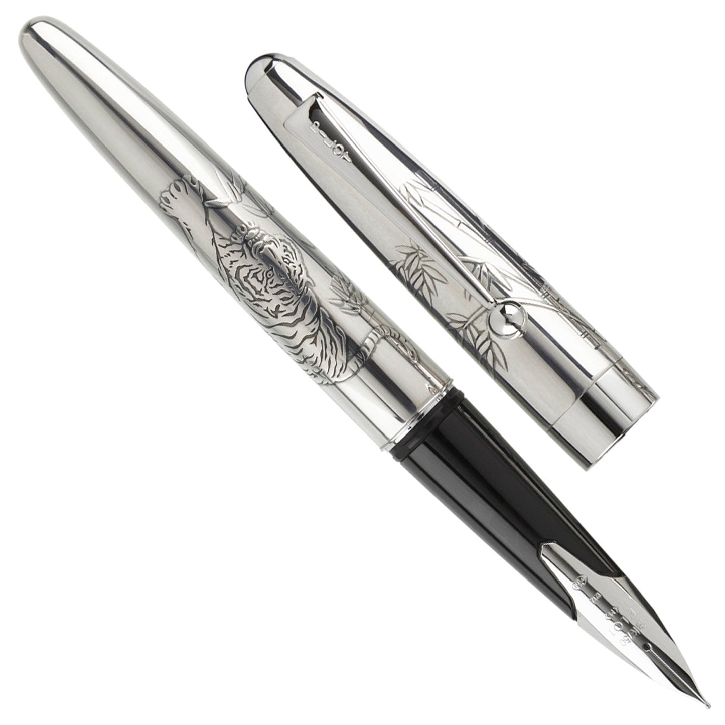 Pilot Sterling Silver Tiger CT Fountain Pen