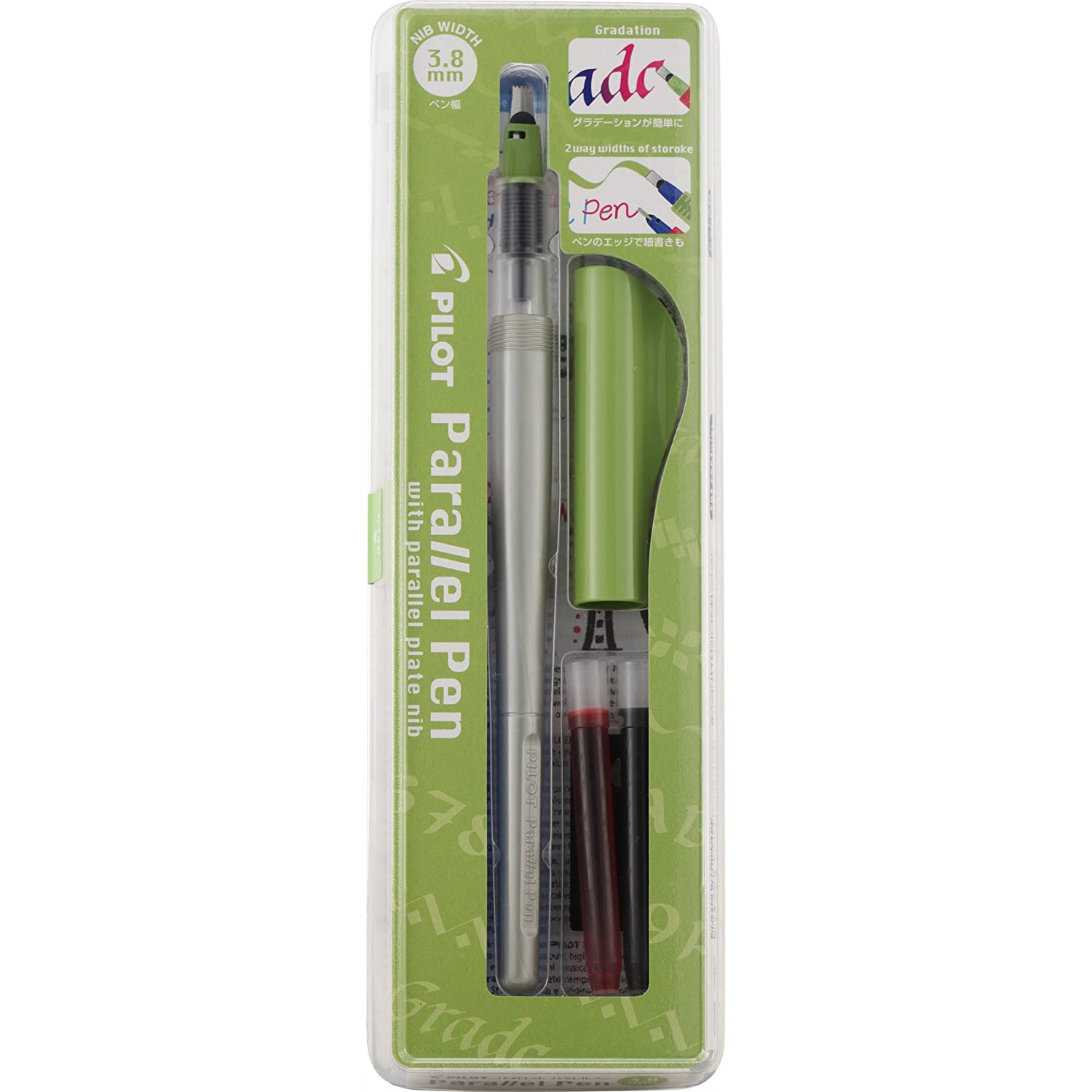 Pilot Parallel Pen Set with Cartridge (3.8MM)