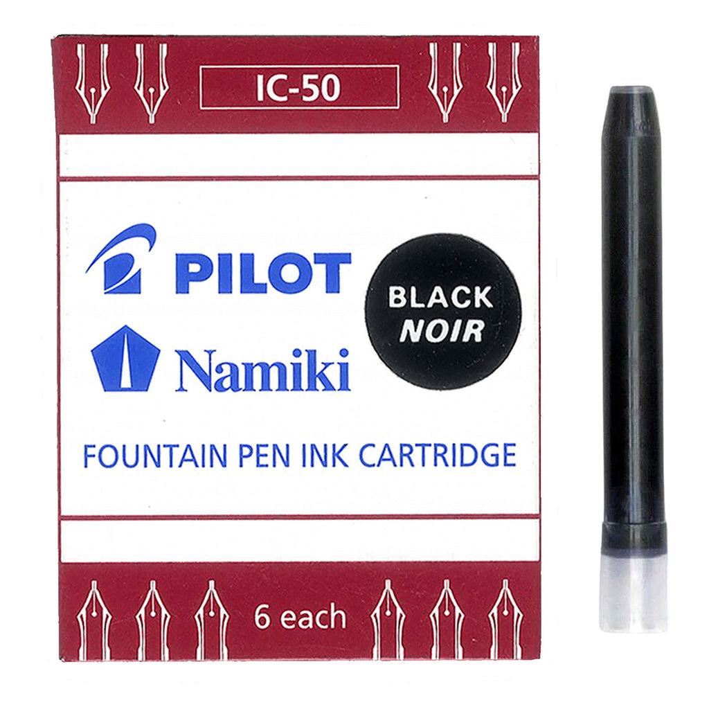 Pilot Ink Cartridge - (Black -  Pack of 6) 017792