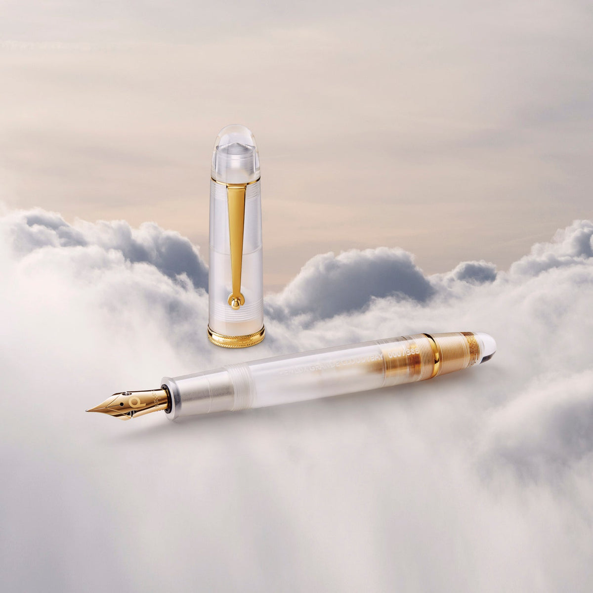 Penlux Masterpiece Grande Great Natural Cloudybay GT Fountain Pen
