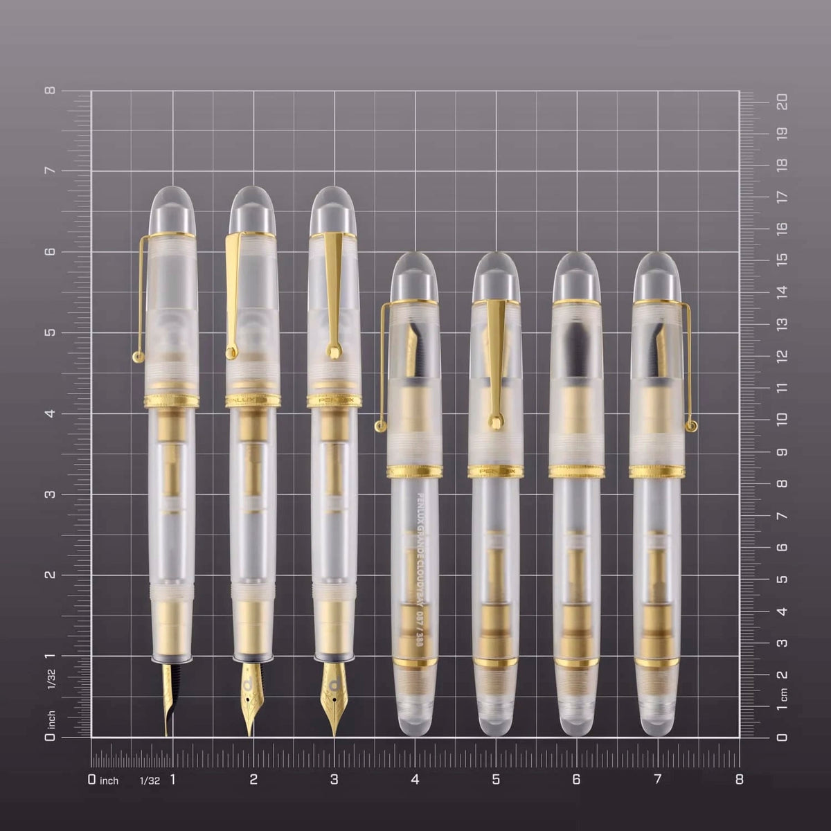 Penlux Masterpiece Grande Great Natural Cloudybay GT Fountain Pen