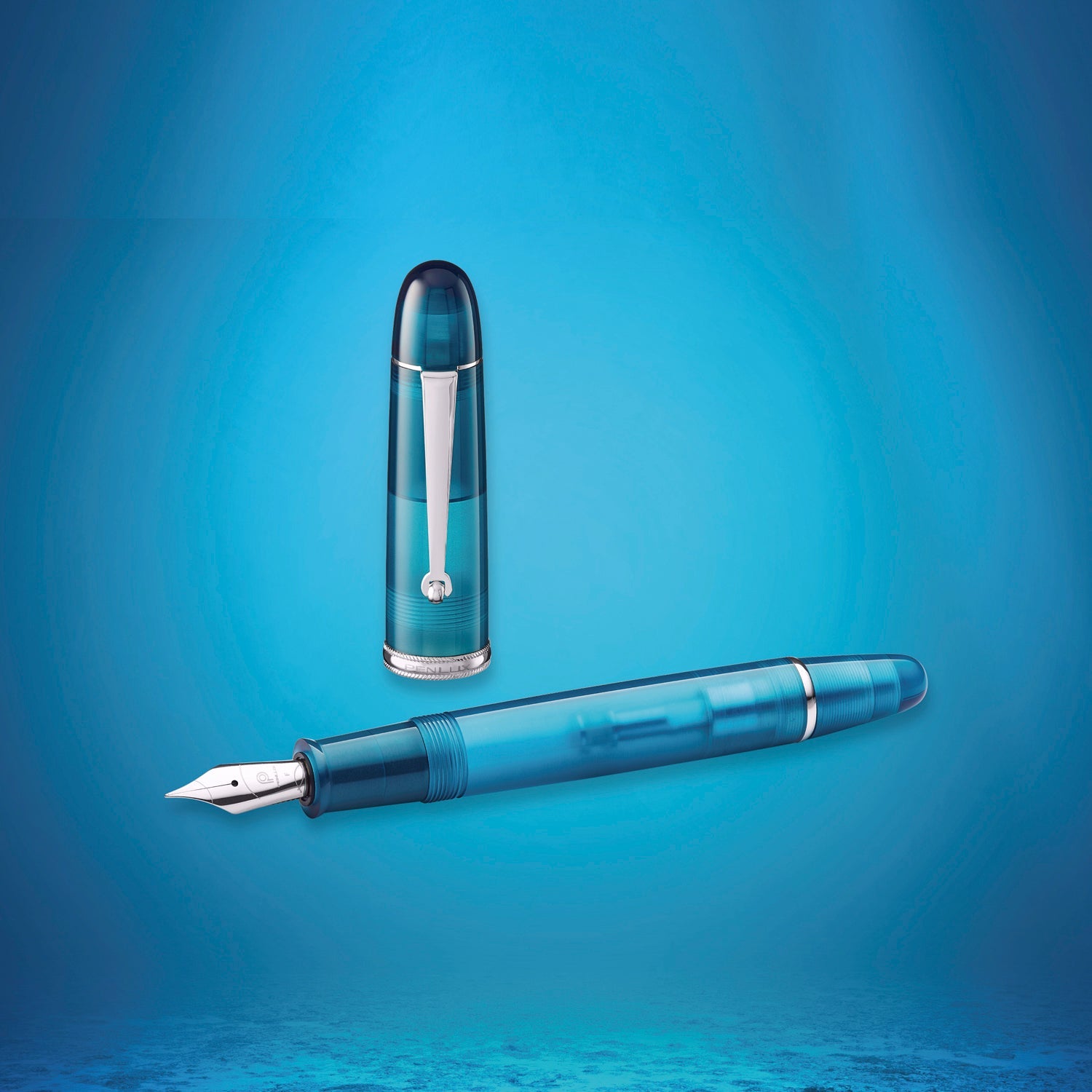 Penlux Masterpiece Grande Great Natural Deep Sea CT Fountain Pen