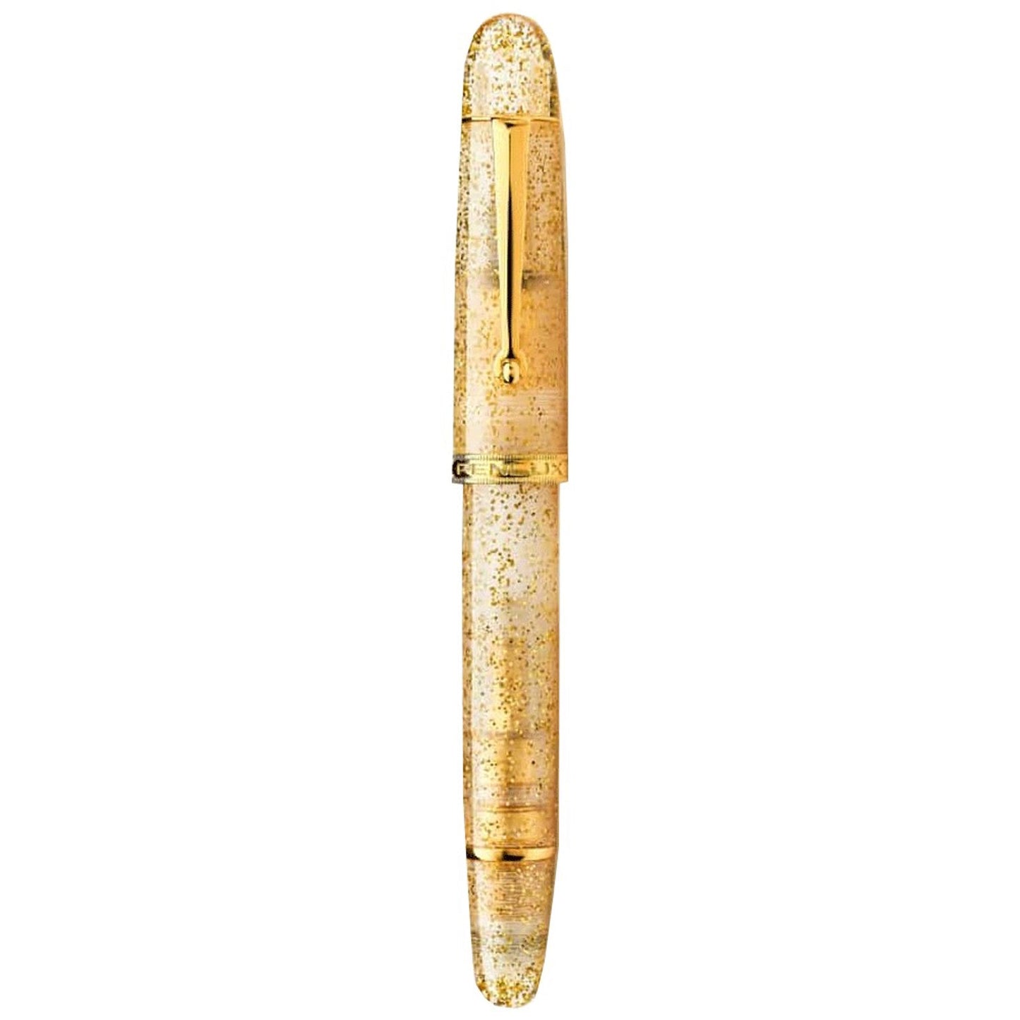 Penlux Masterpiece Grande Great Natural Gold Sand GT Fountain Pen