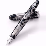 Penlux Masterpiece Grande Koi Black/White CT Fountain Pen
