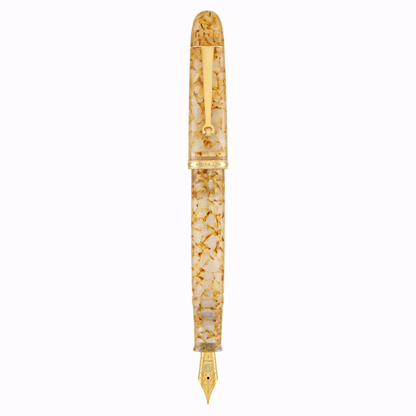 Penlux Masterpiece Grande Koi Golden Crystal GT Fountain Pen