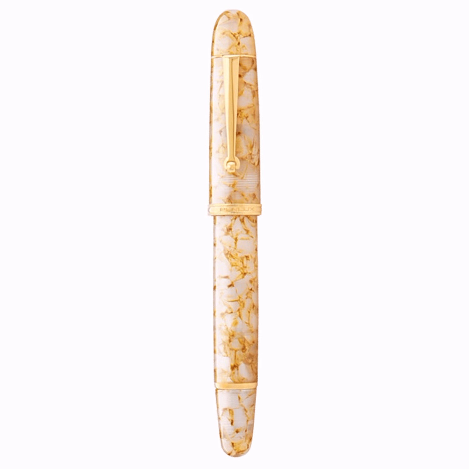 Penlux Masterpiece Grande Koi Golden Crystal GT Fountain Pen