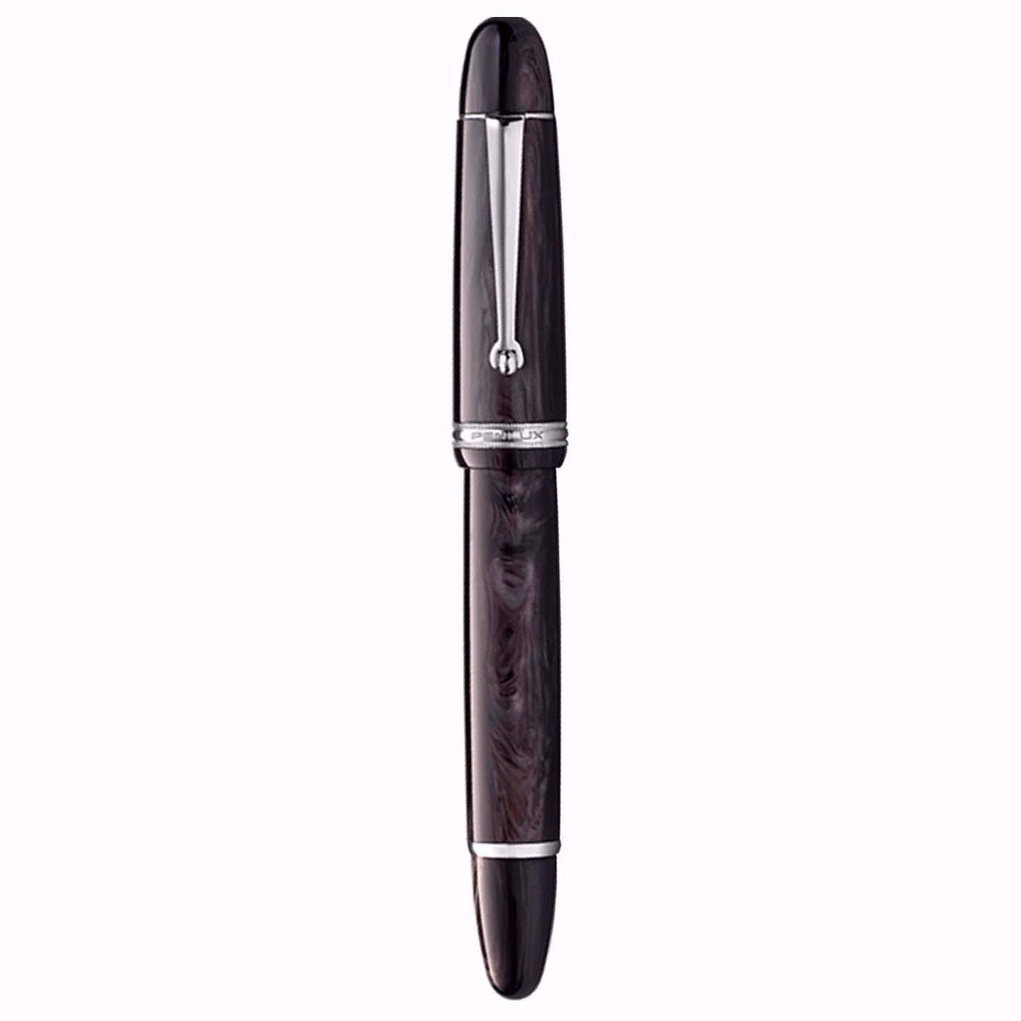 Penlux Masterpiece Grande Wave Black CT Fountain Pen