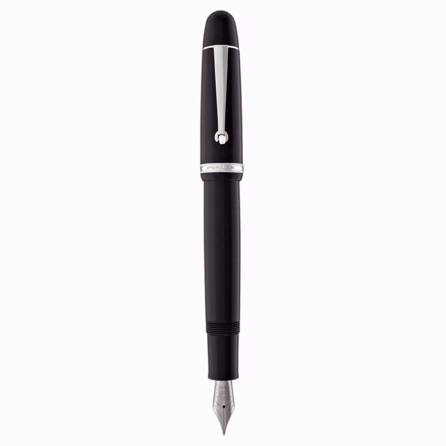 Penlux Masterpiece Grande Black CT Fountain Pen