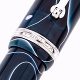 Penlux Masterpiece Grande Blue Swirl CT Fountain Pen