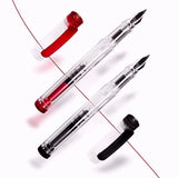 Penlux Junior Clear/Black Fountain Pen