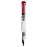 Penlux Junior Clear/Red Fountain Pen