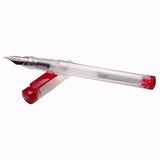Penlux Junior Clear/Red Fountain Pen