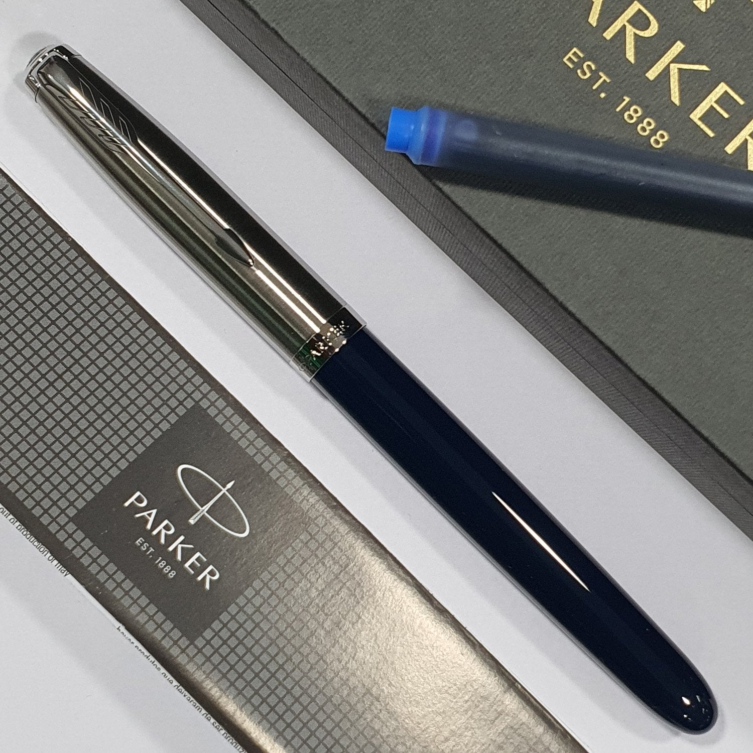 Parker 51 Midnight Blue CT Fountain Pen