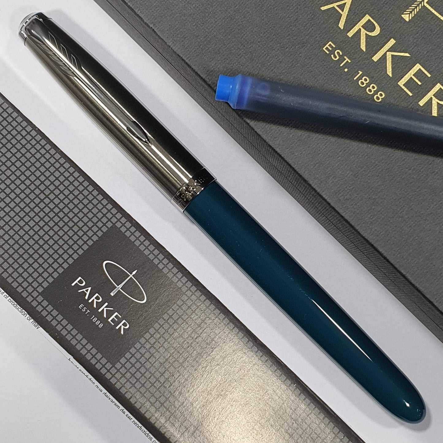 Parker 51 Teal CT Fountain Pen
