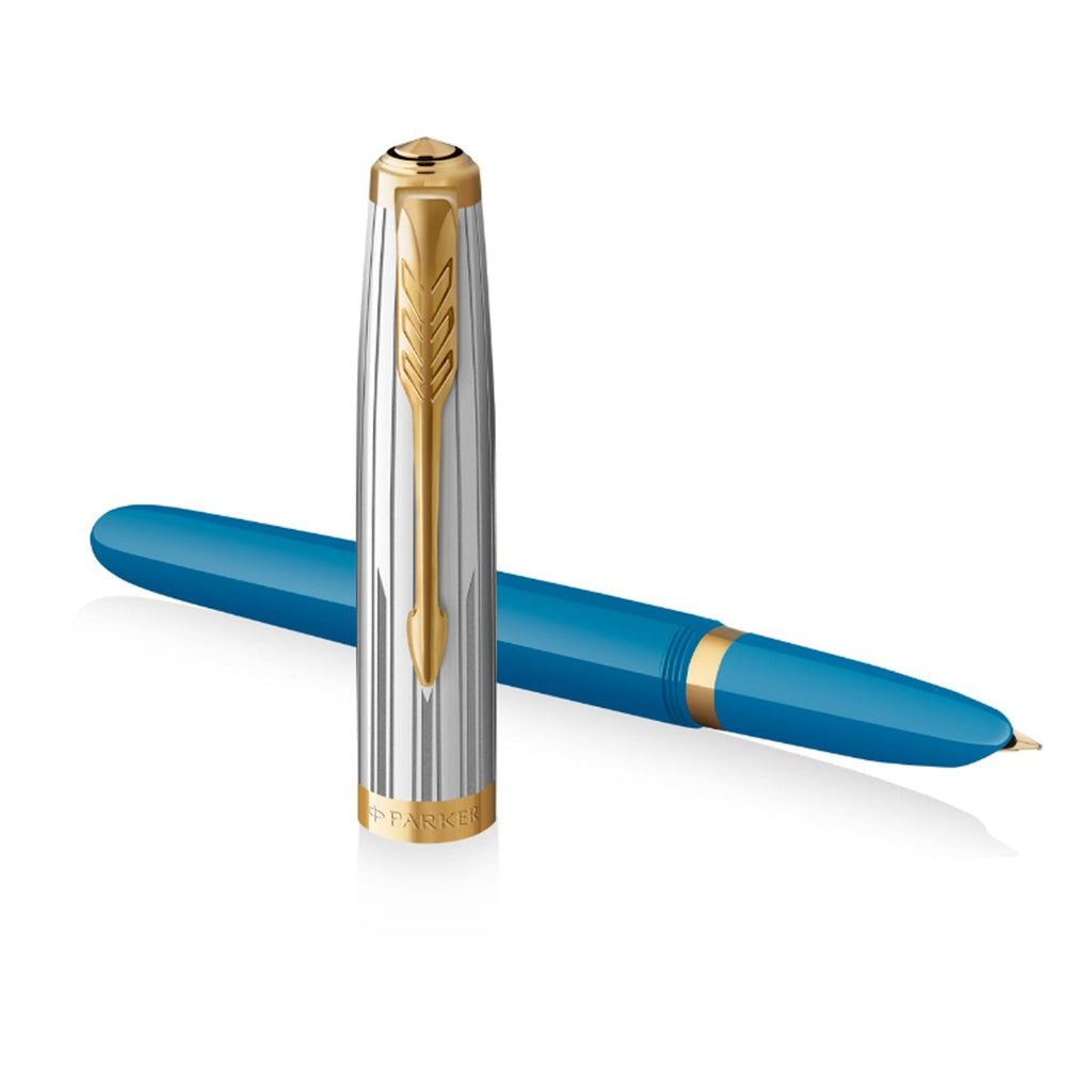 Parker Premium 51 Turquoise GT Fountain Pen
